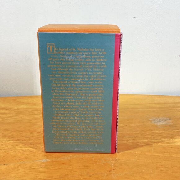 Santa's From Around The World American Santa Figurine 1994 Made in China - Picture 14 of 16